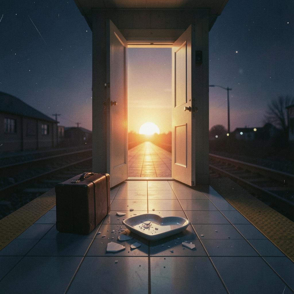 Minuit sur le quai désert artwork