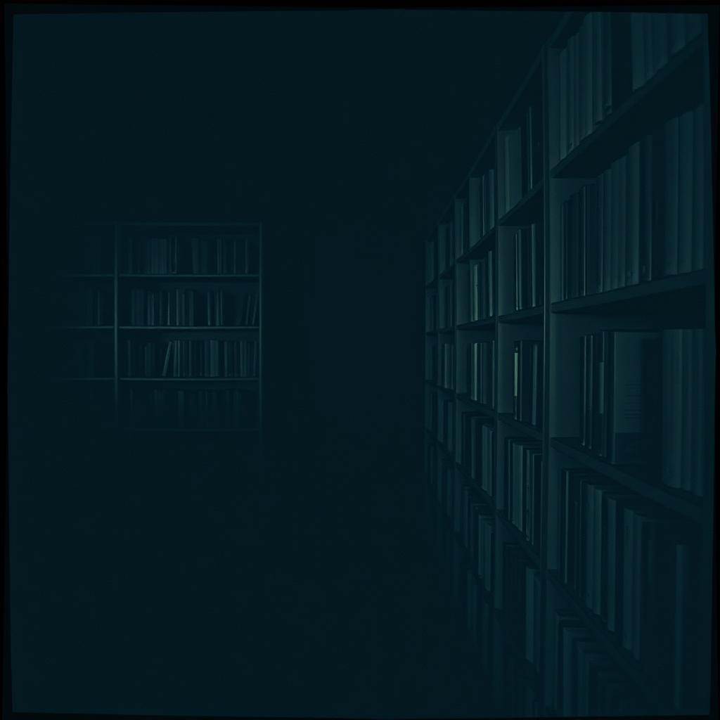 Mourning Cursive - Silhouettes Between Shelves artwork