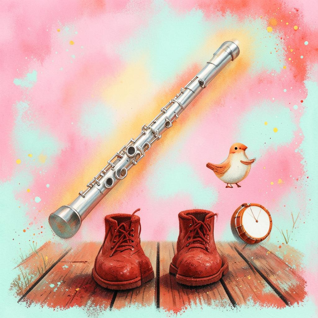 Silver Flute and Red Clay Boots artwork