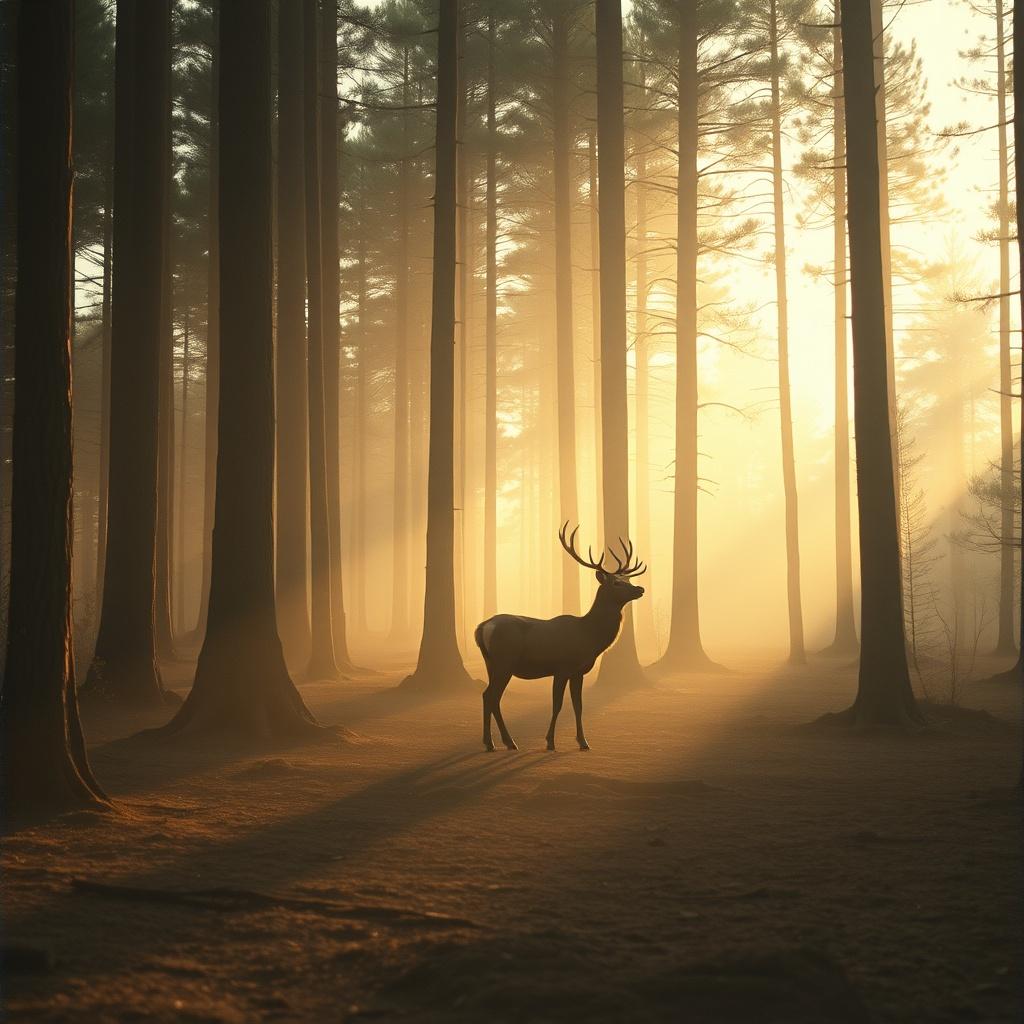 Stag Held Within artwork