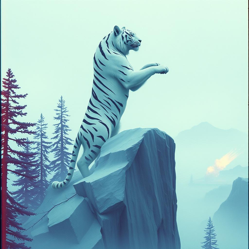 白虎嘯天  - White Tiger - Heaven-Shaking Roar artwork