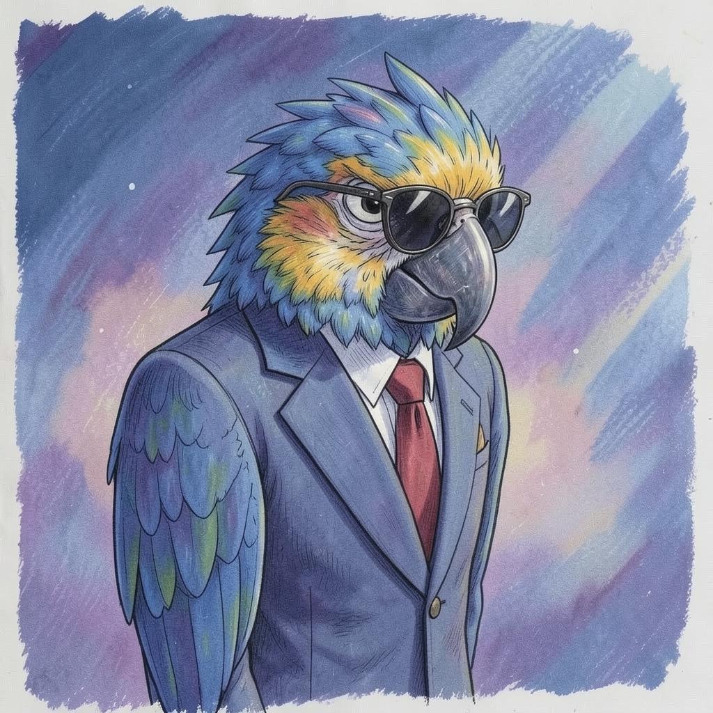 Not This Parrot artwork
