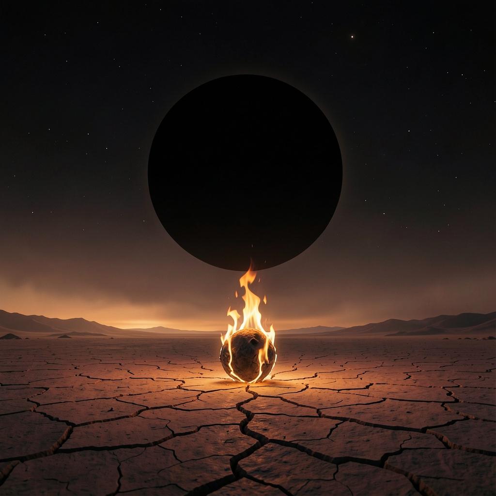 The sun is far away artwork