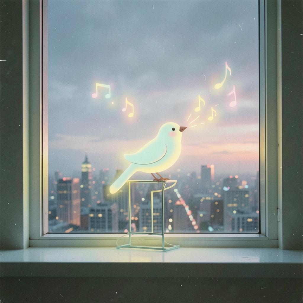Little Bird on My Windowsill artwork