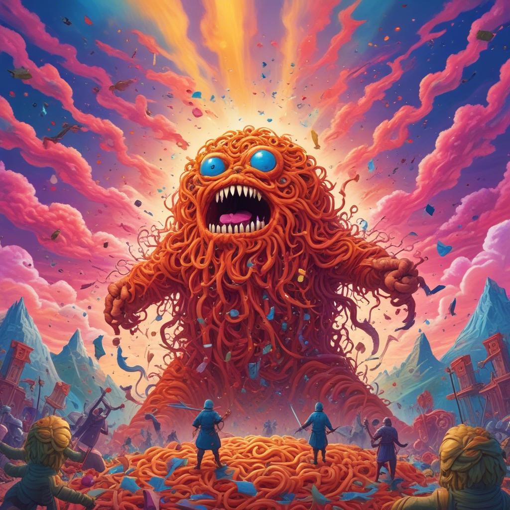 Fight the Flying Spaghtti Monster artwork