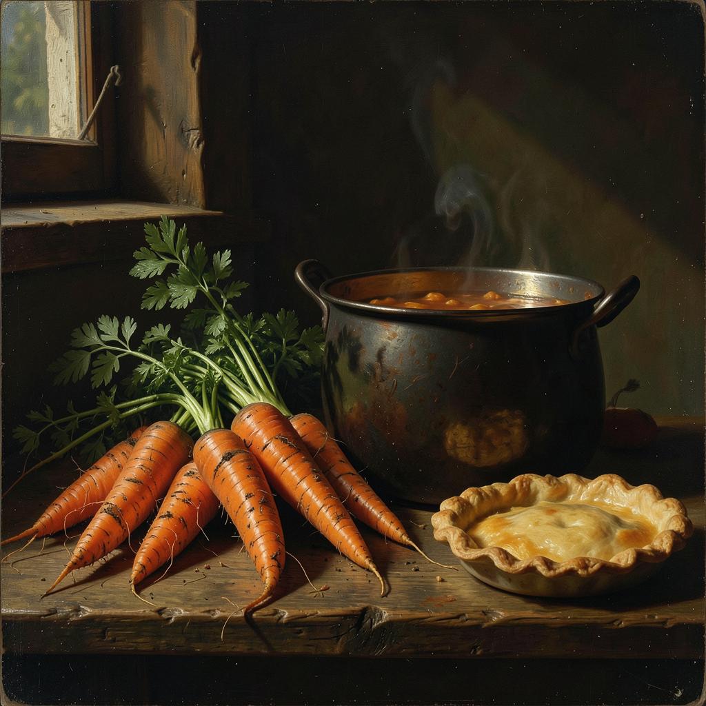 Gathering Carrots artwork