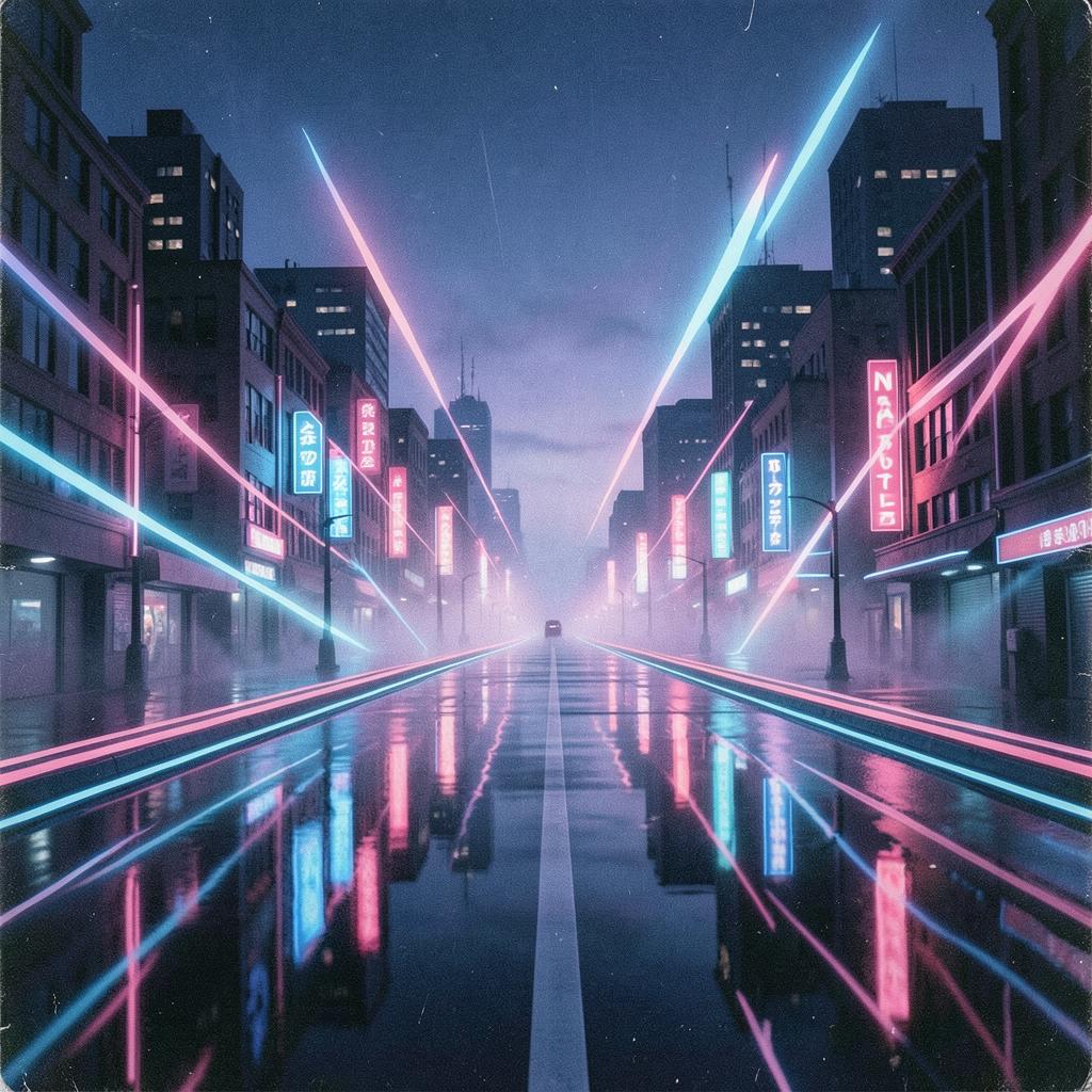 (Not AI) Drive Through The City artwork