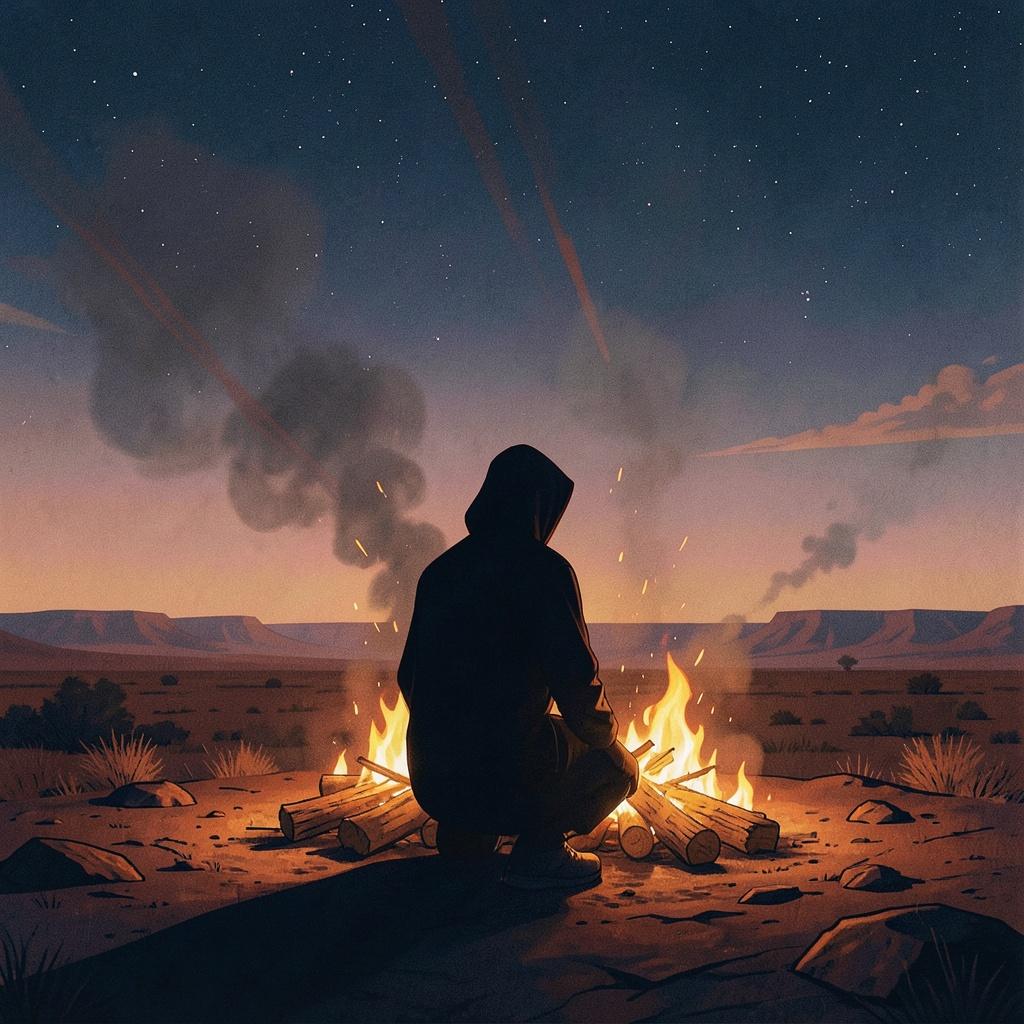 Hooded vigils artwork