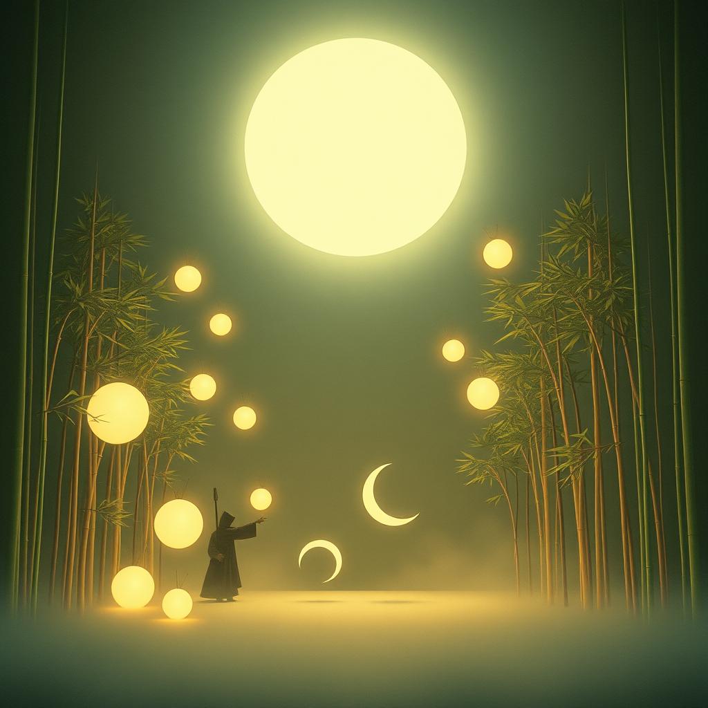 くろがね色に咲く月花