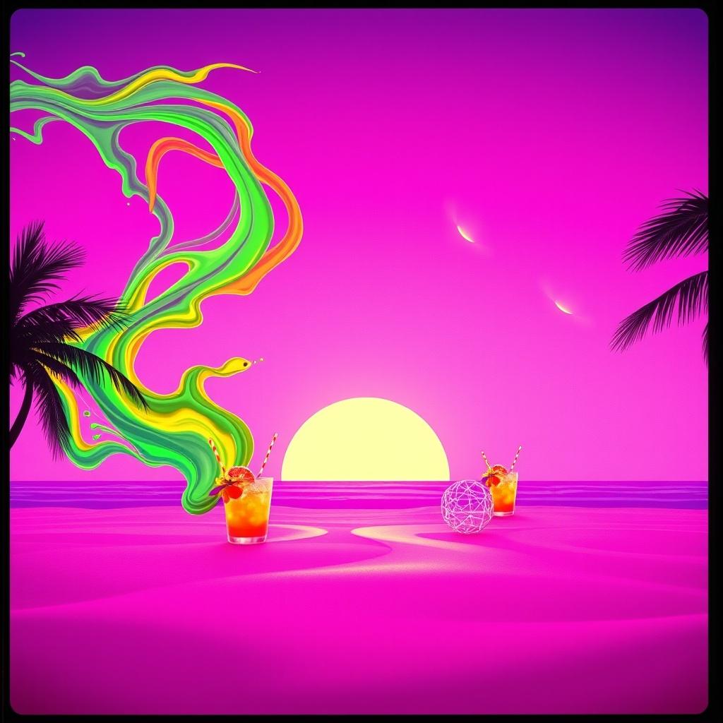 Color mixing artwork
