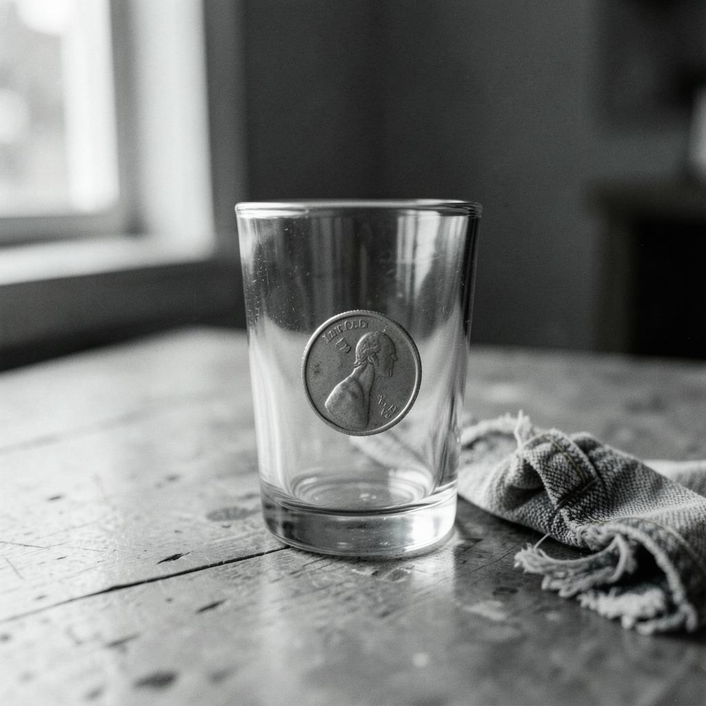 Quarter in the Glass artwork
