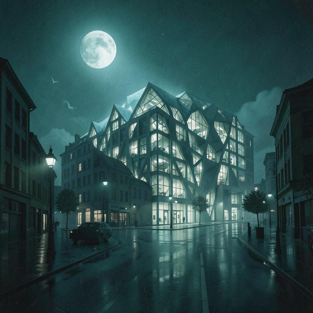 The building is Sleeping artwork