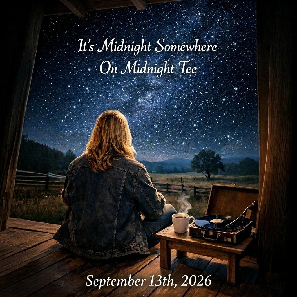 "It's Midnight Somewhere" On Midnight Tee Sep. 13th, 2026