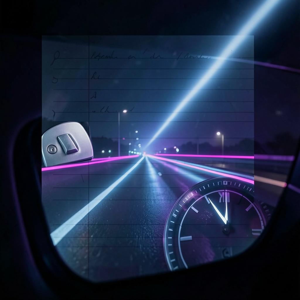 16. Badge in the Rear-View Mirror artwork