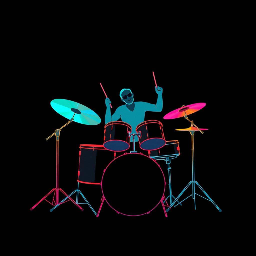funky drummer artwork