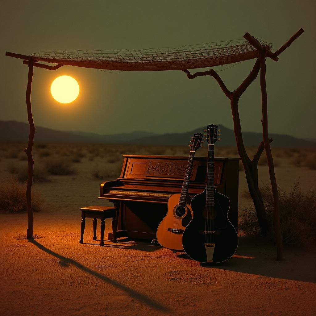 Desert Moon Woven Shade artwork