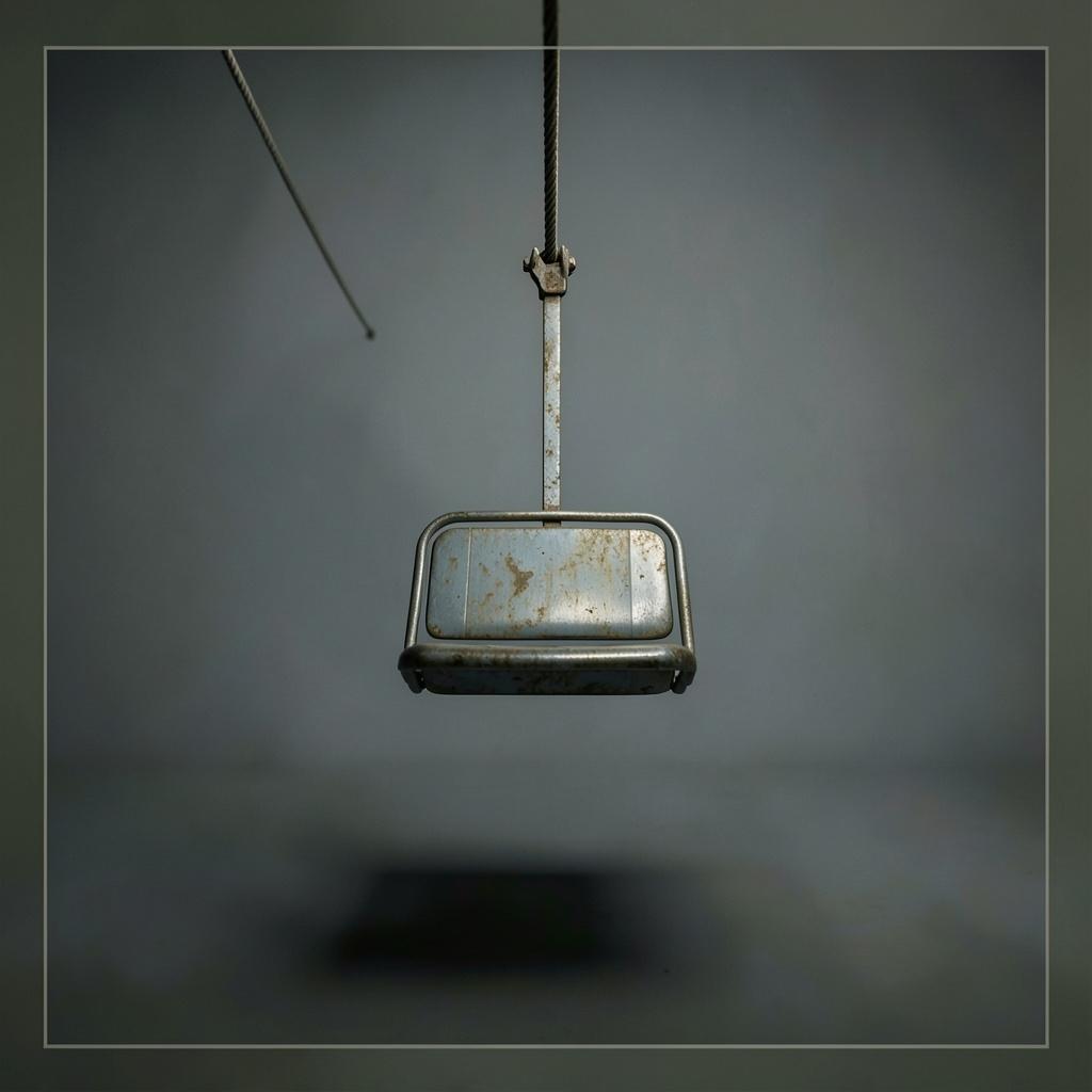 Ski lift artwork