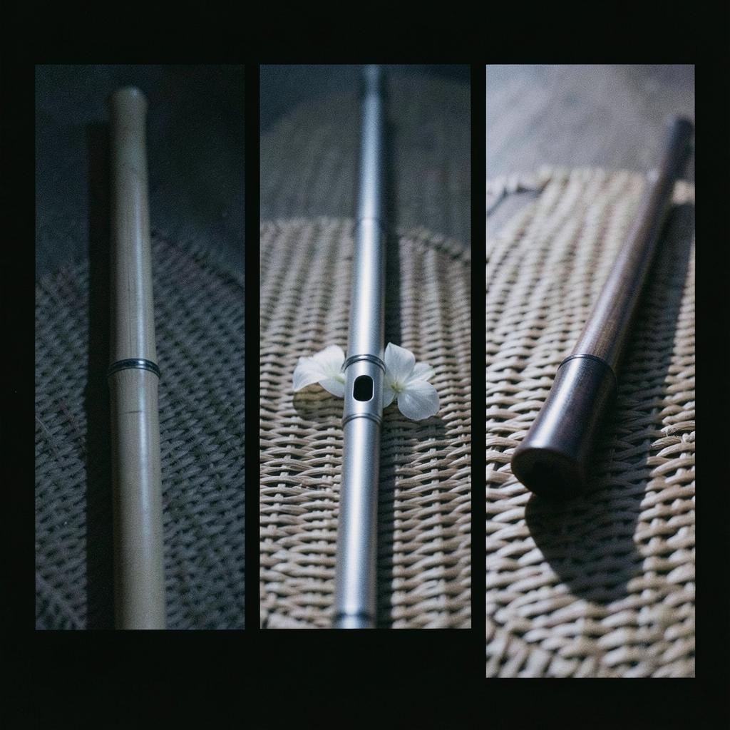 Seruling bunga cinta ku suling suling artwork