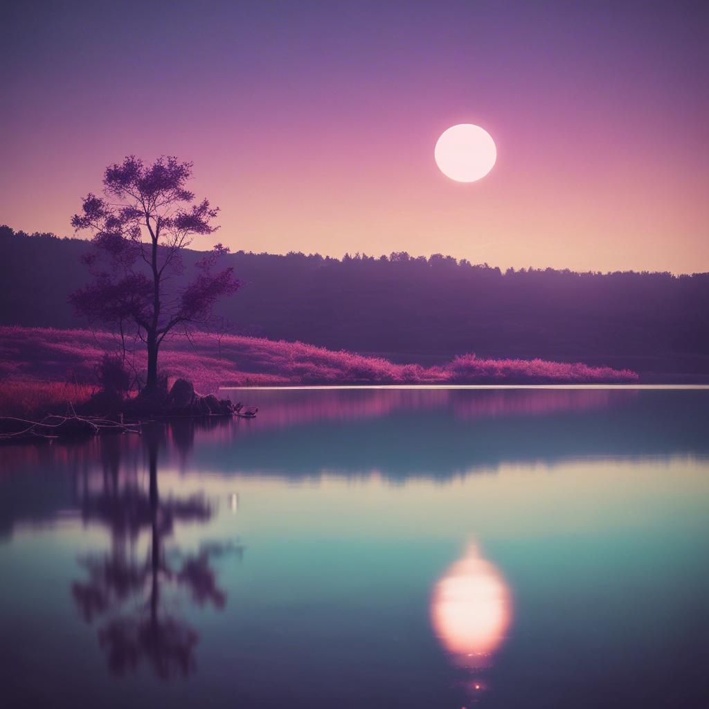 Under the full moon artwork