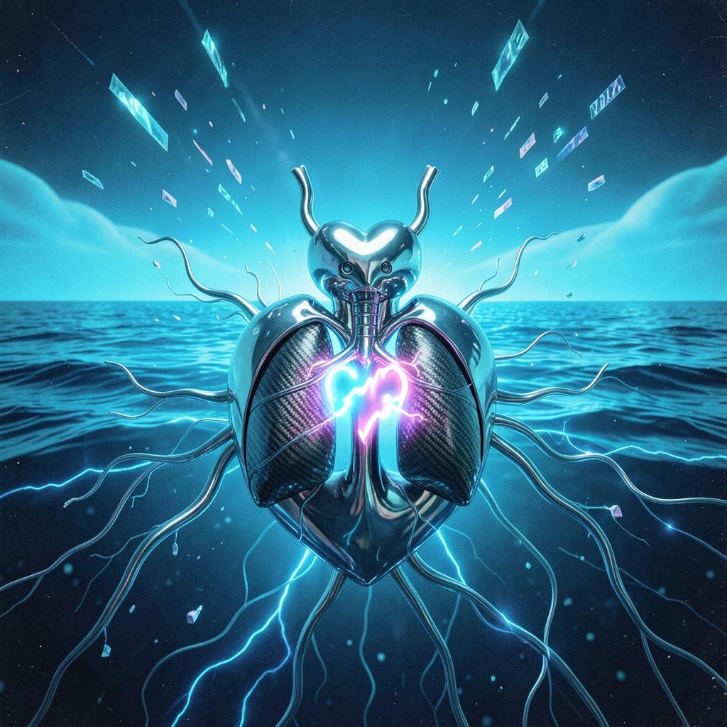 NEON CHROME HEART artwork