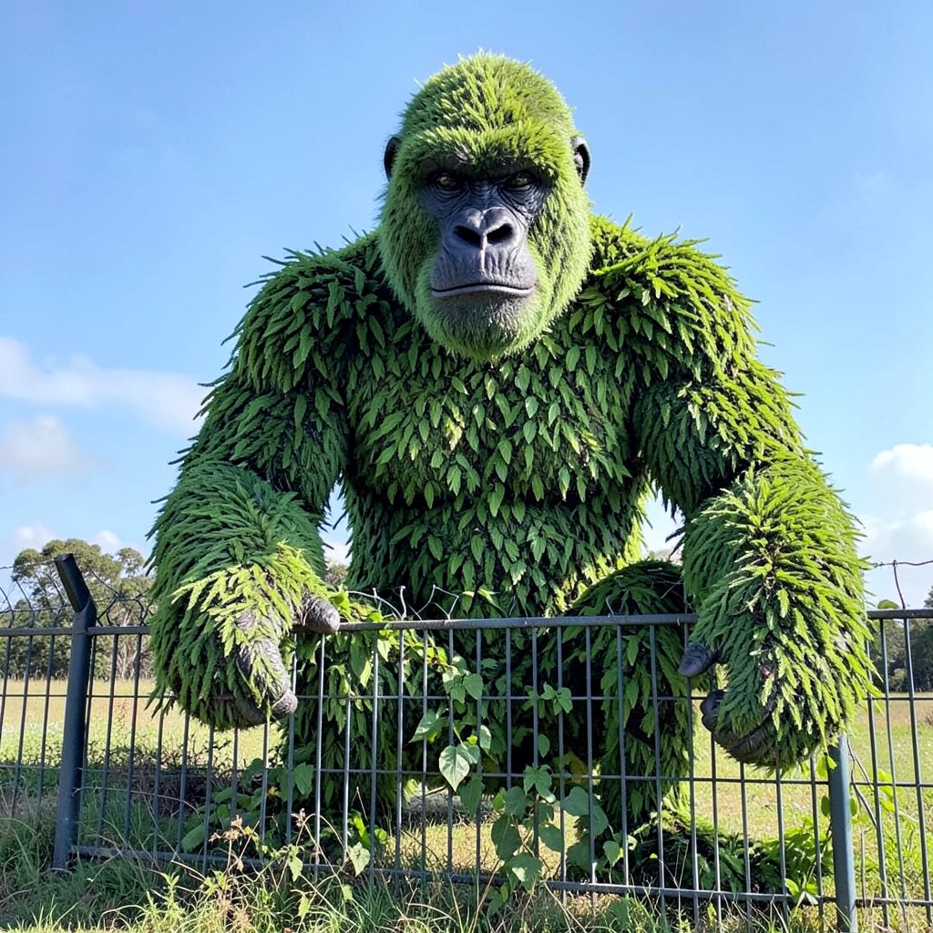 Gorilla in Green