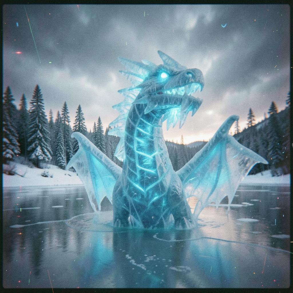 The Ice Dragon artwork