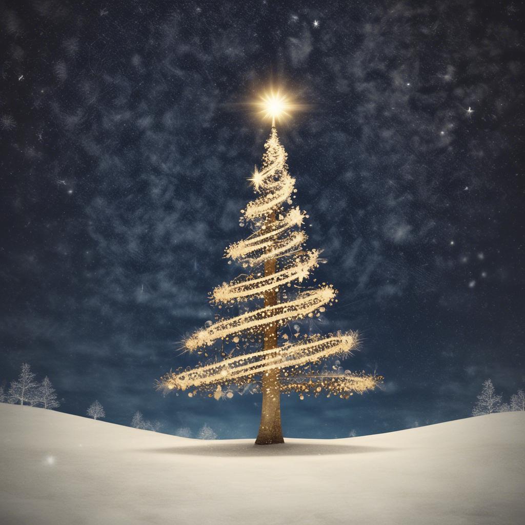 midnight christmas artwork