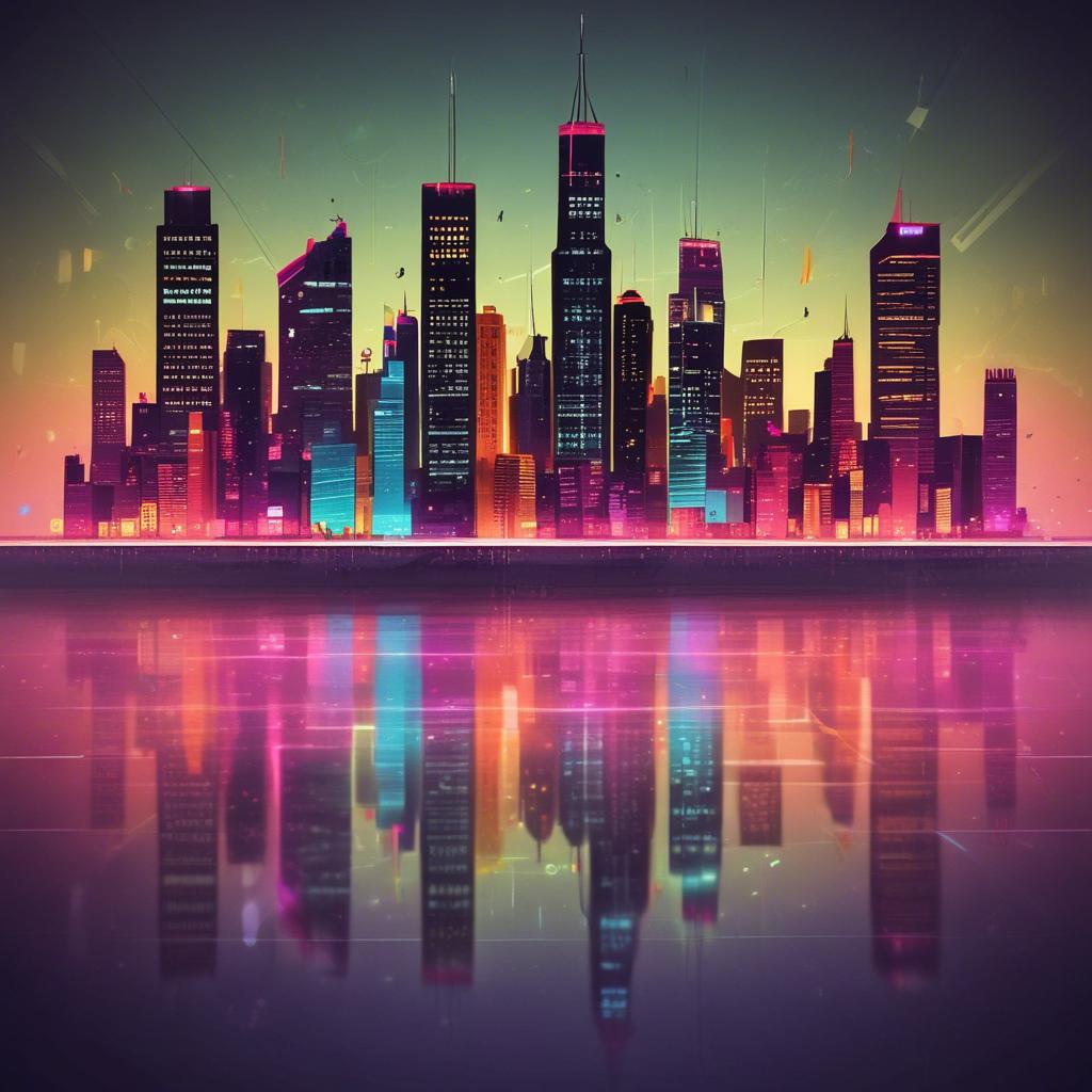 Night Drive Through Neon Clouds artwork