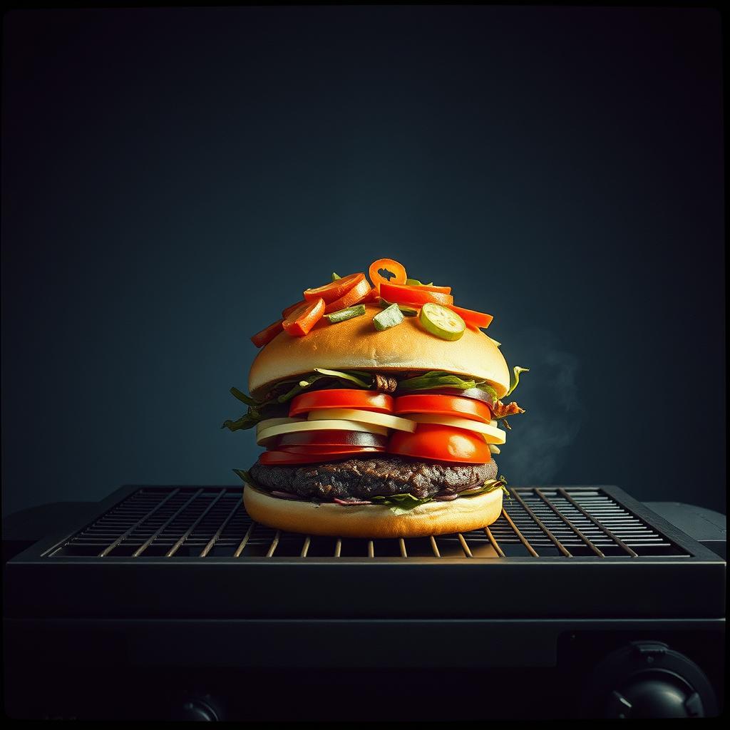 Burger artwork