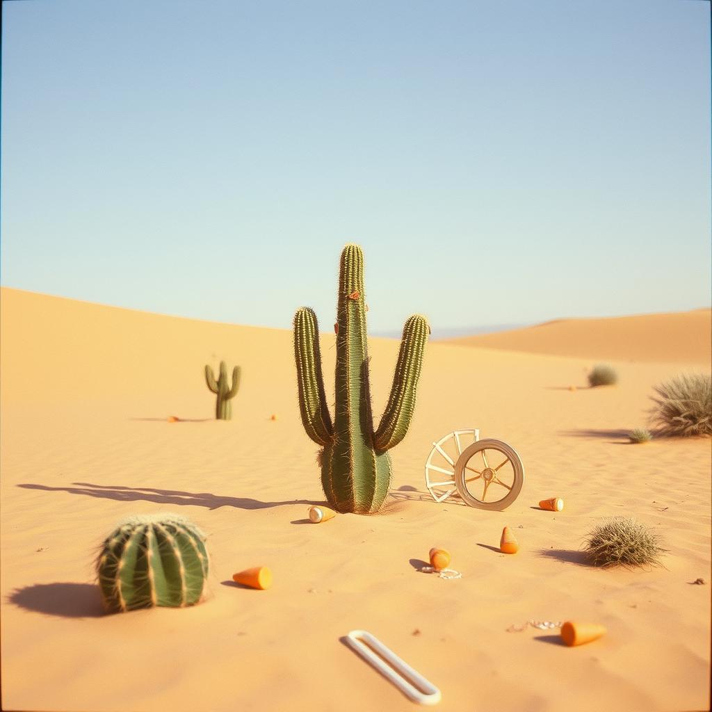 Out in the desert, where the sun don’t q artwork
