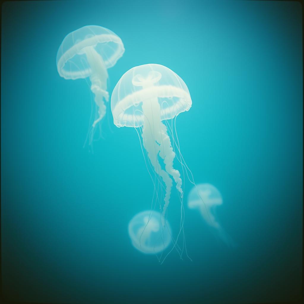 Bright underwater artwork