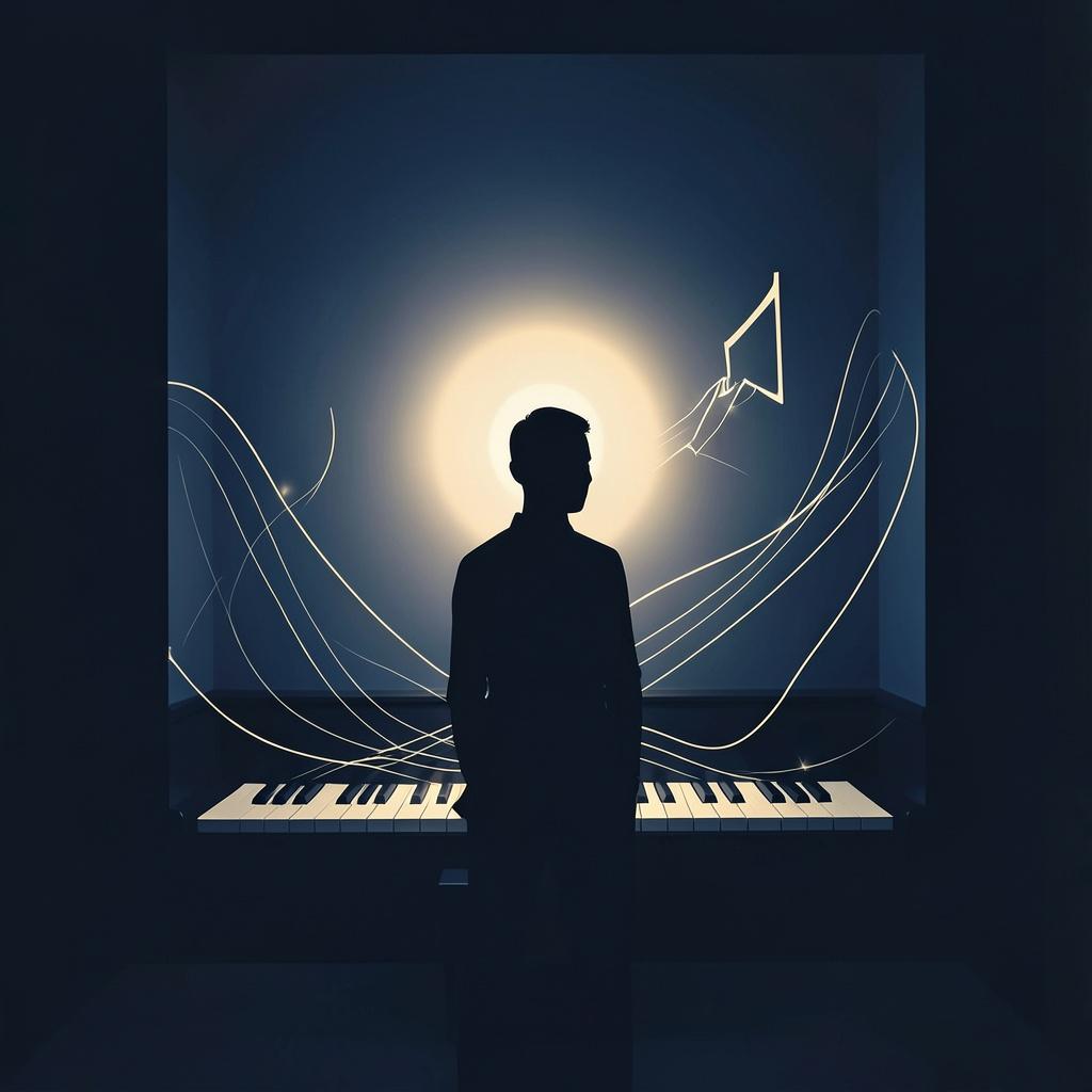 幽暗中，沒移開的目光-R artwork