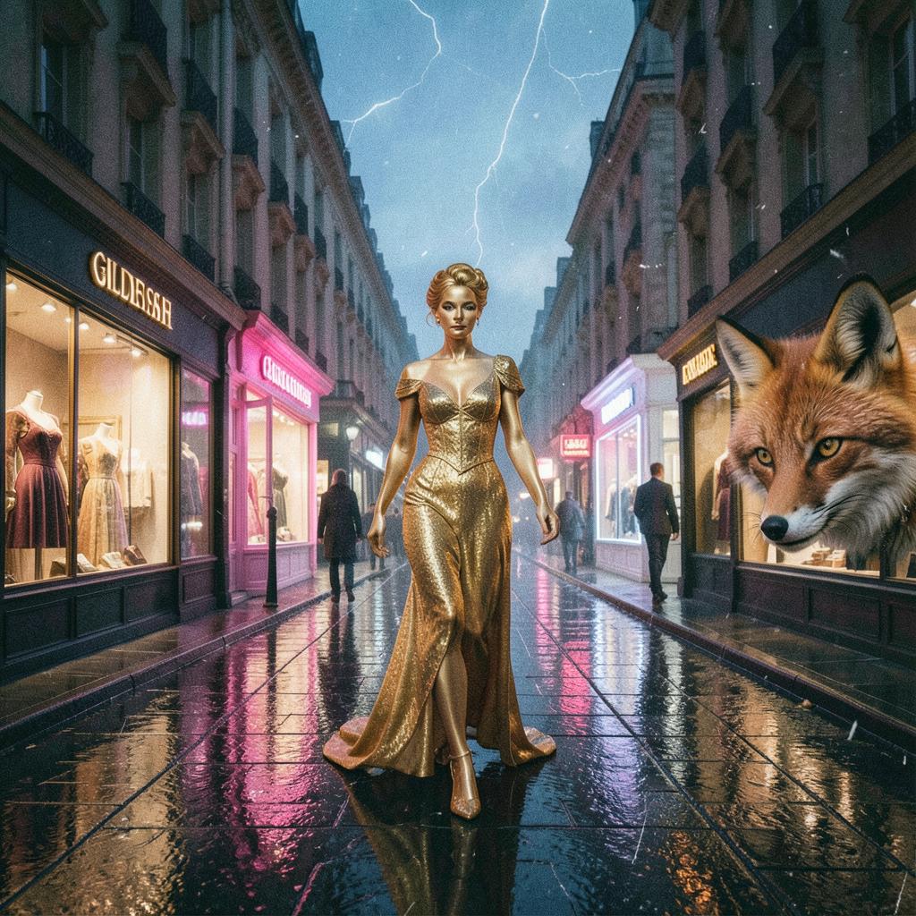 девочка с глазами лисицы artwork