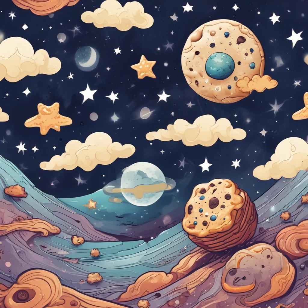"Fat Angry Cat and the Oreo to Space" artwork