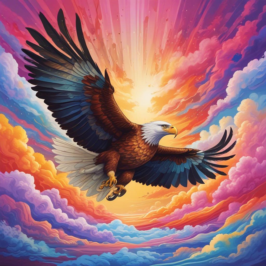 Endless Sky (my poem seeking freedom) artwork