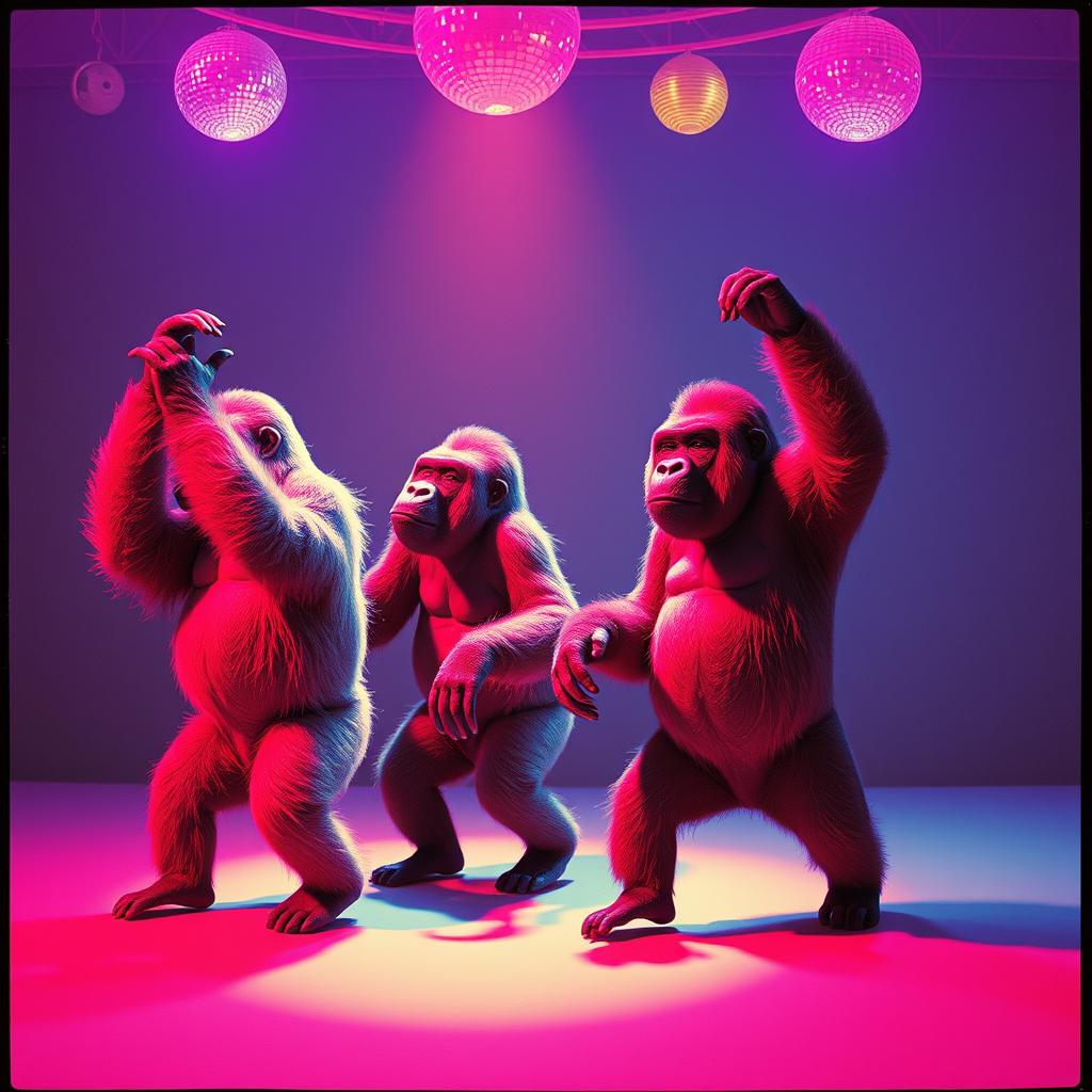 Gorilla dance artwork
