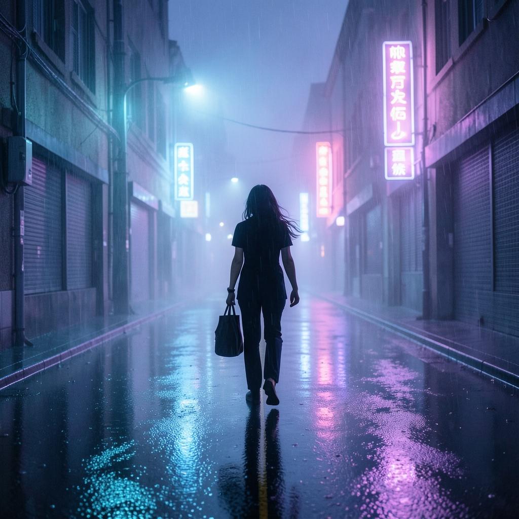 비 내리는 흔적 artwork