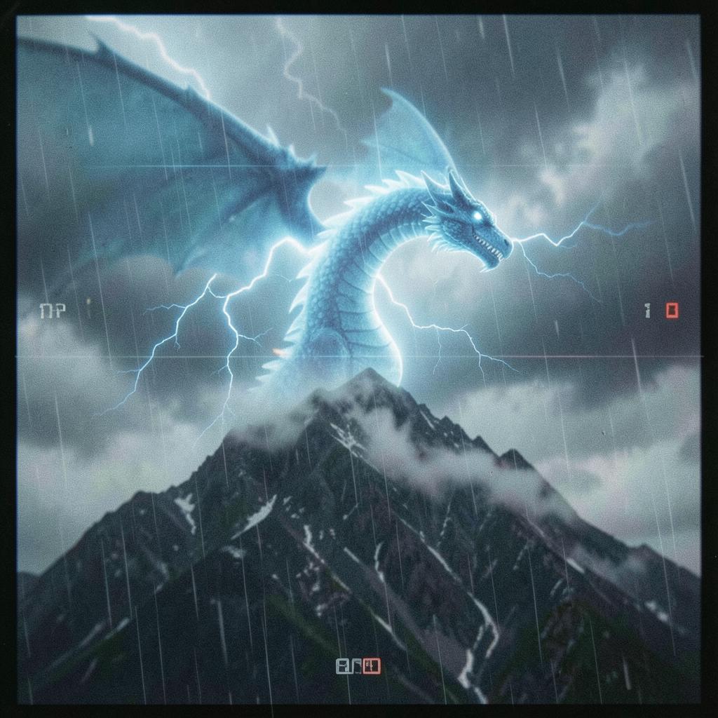 蒼龍青雲 - Azure Dragon: Rising Through Clouds artwork