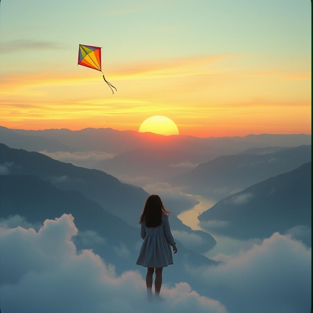 Рангинкамон дар осмон artwork