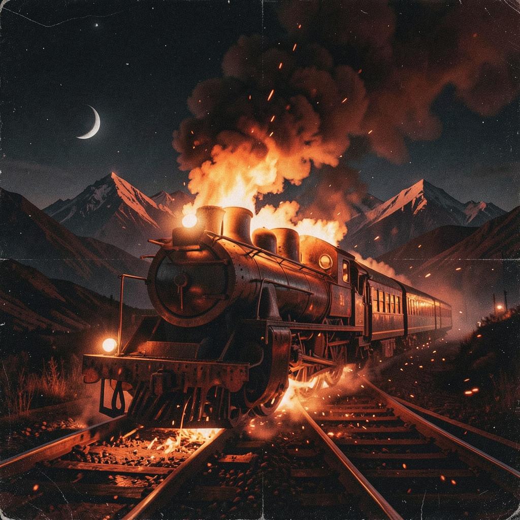 Поезд в огне artwork