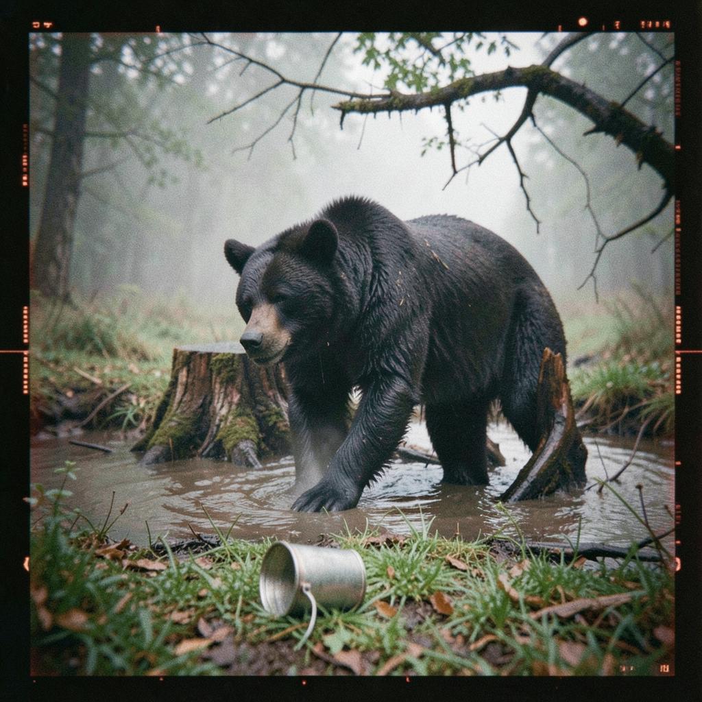 bear fight artwork