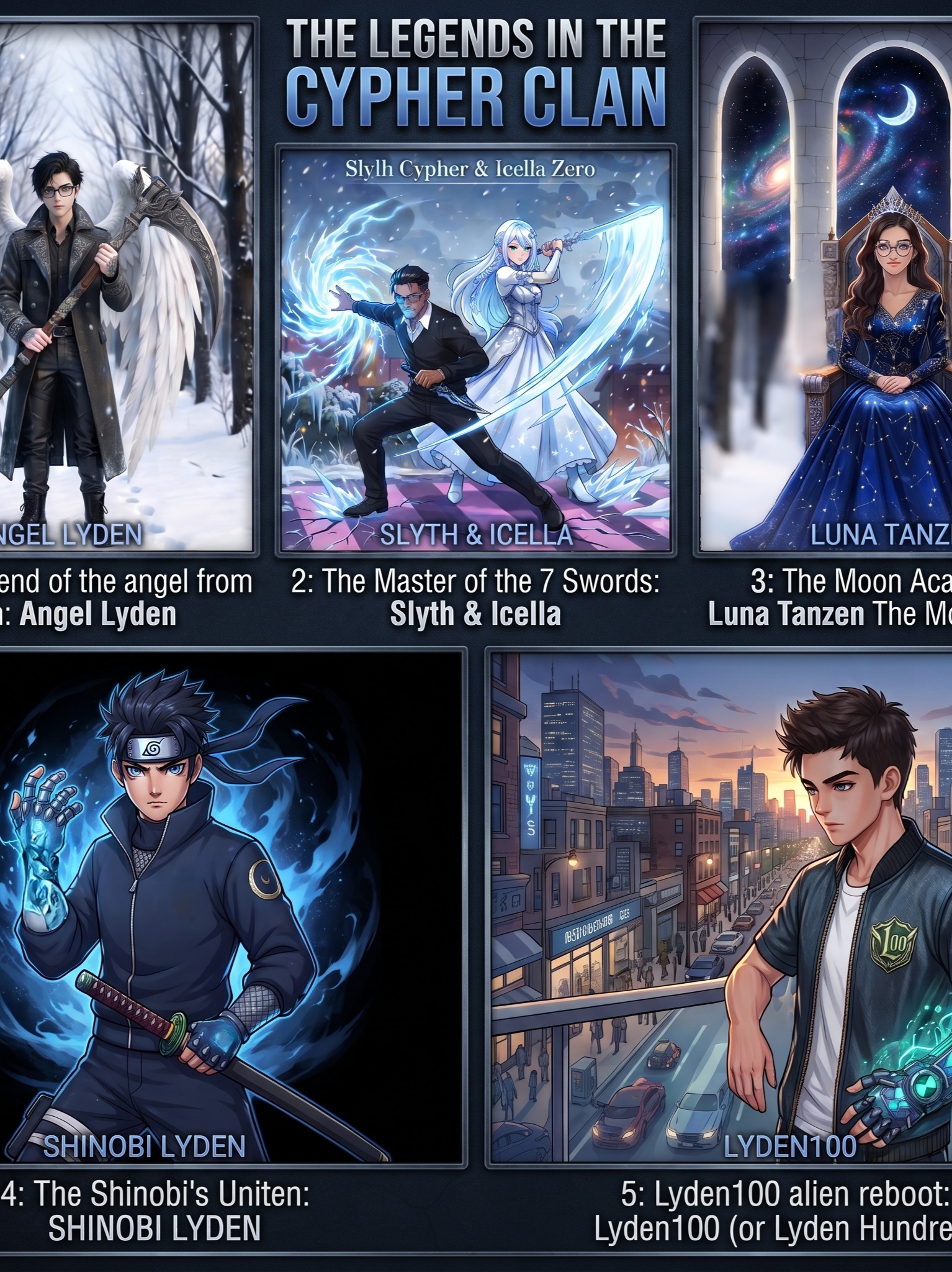 The Legends in The Cypher Clan artwork