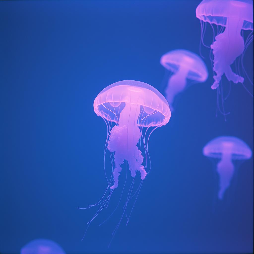 Bright underwater artwork