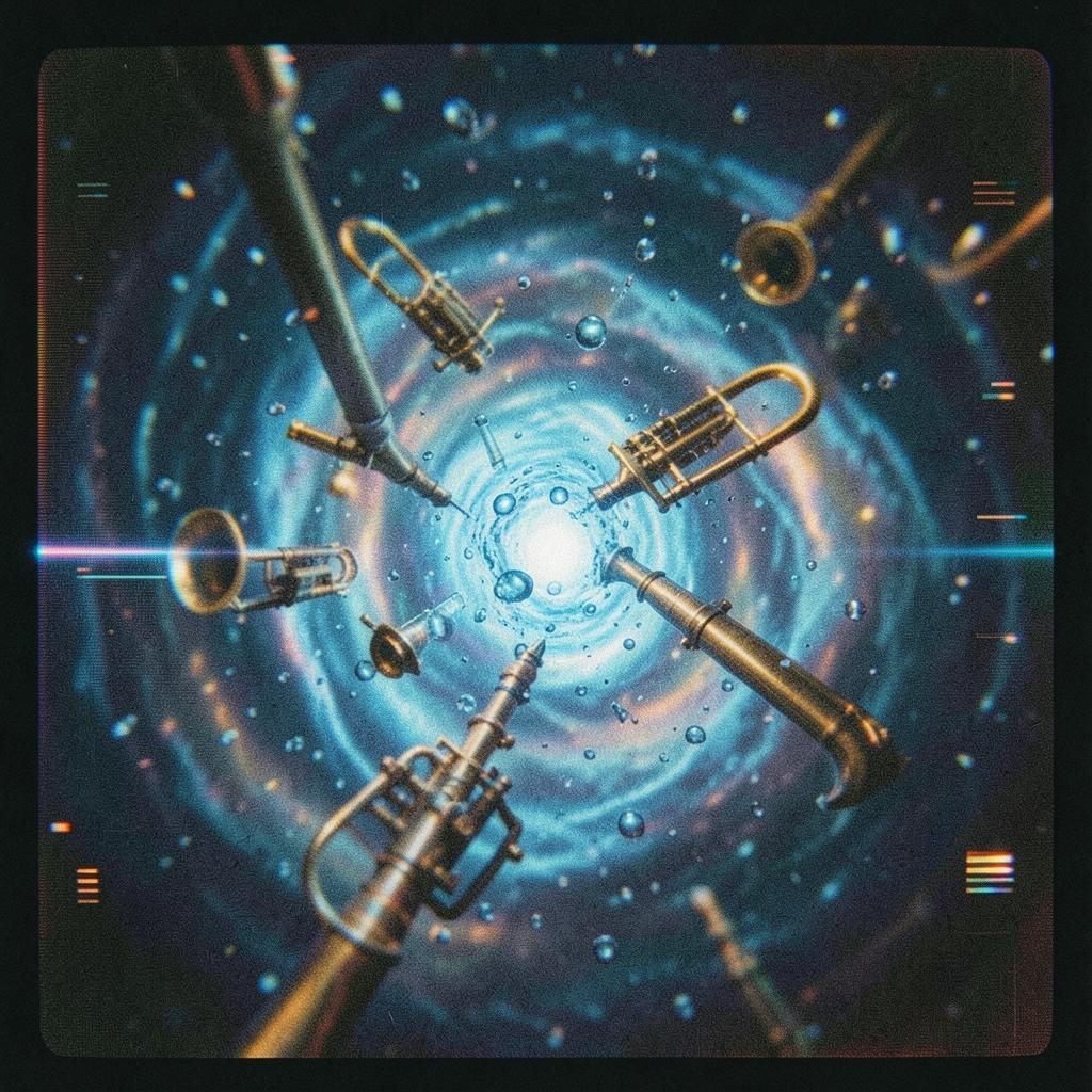Arcade Vortex x ラストバトル 〜Galaxy Ocean〜 x GxyMO😜🌌☯️🎸🎻🎷🎹 artwork