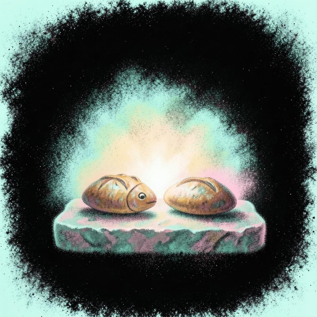 오병이어 은혜(마13) artwork