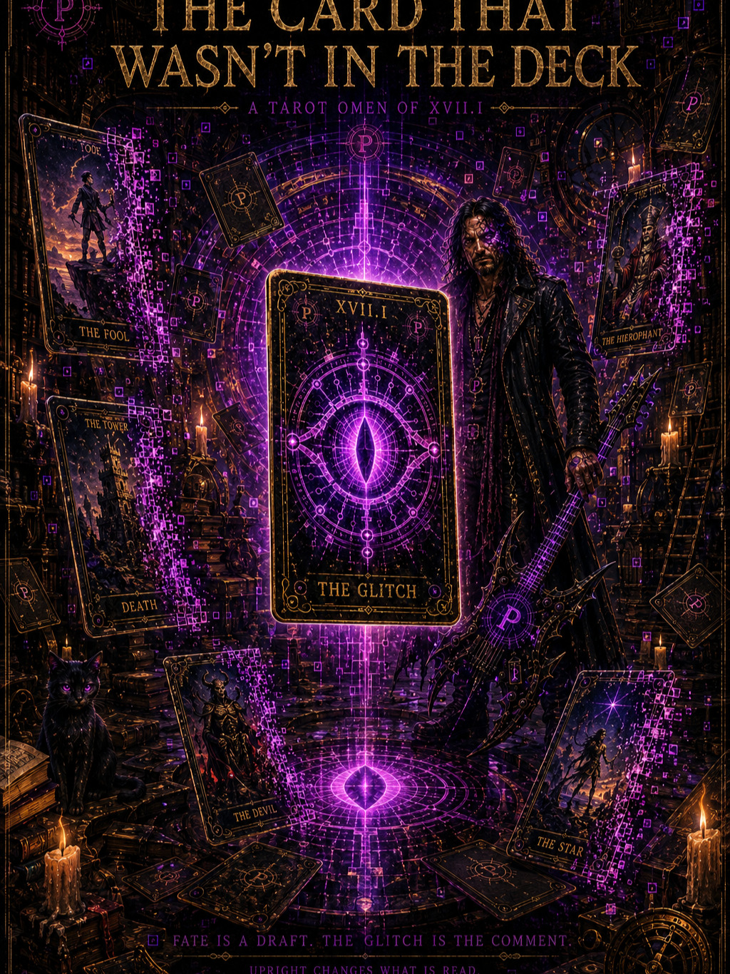 THE CARD THAT WASN’T IN THE DECK (A Tarot Omen of XVII.I) artwork