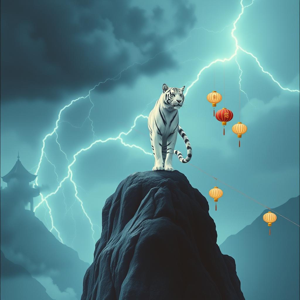 白虎嘯天  - White Tiger - Heaven-Shaking Roar artwork