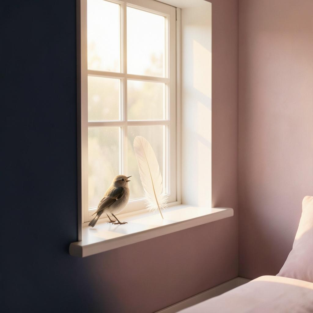 Feather On Dawn artwork