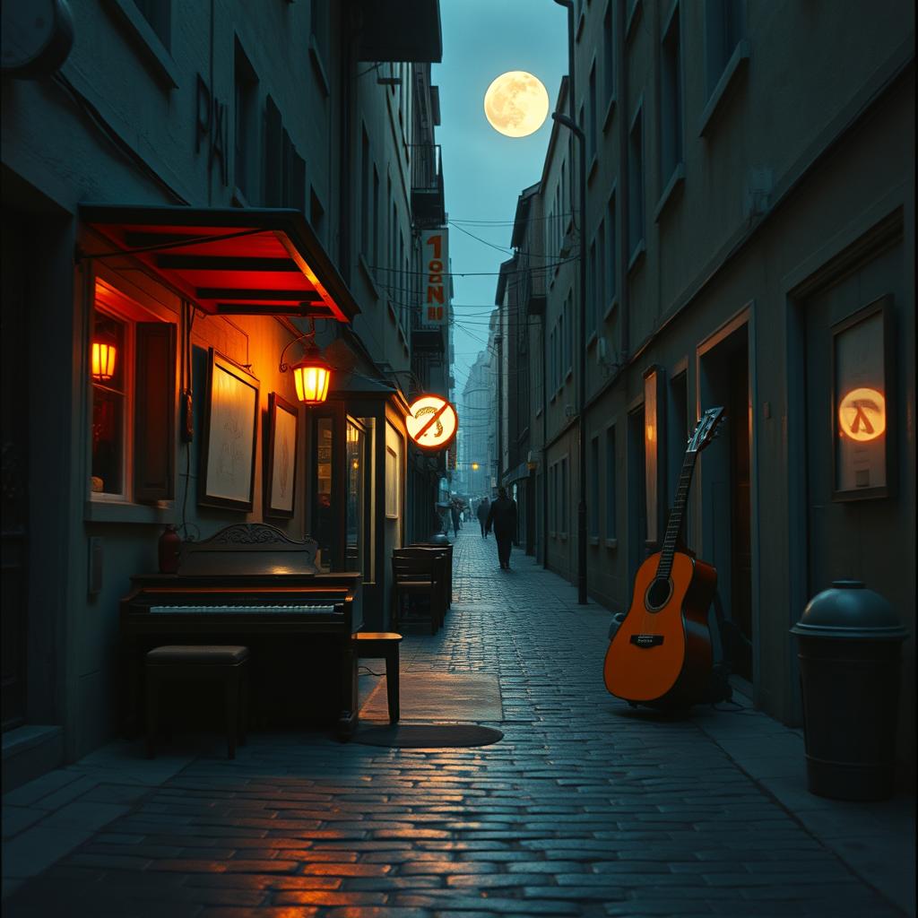 Mountains Fading Into Night artwork