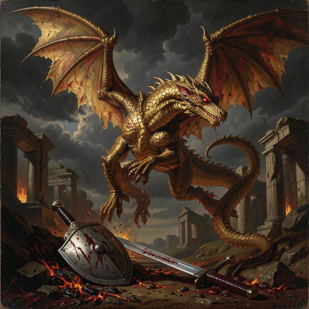 The shadow of fire artwork